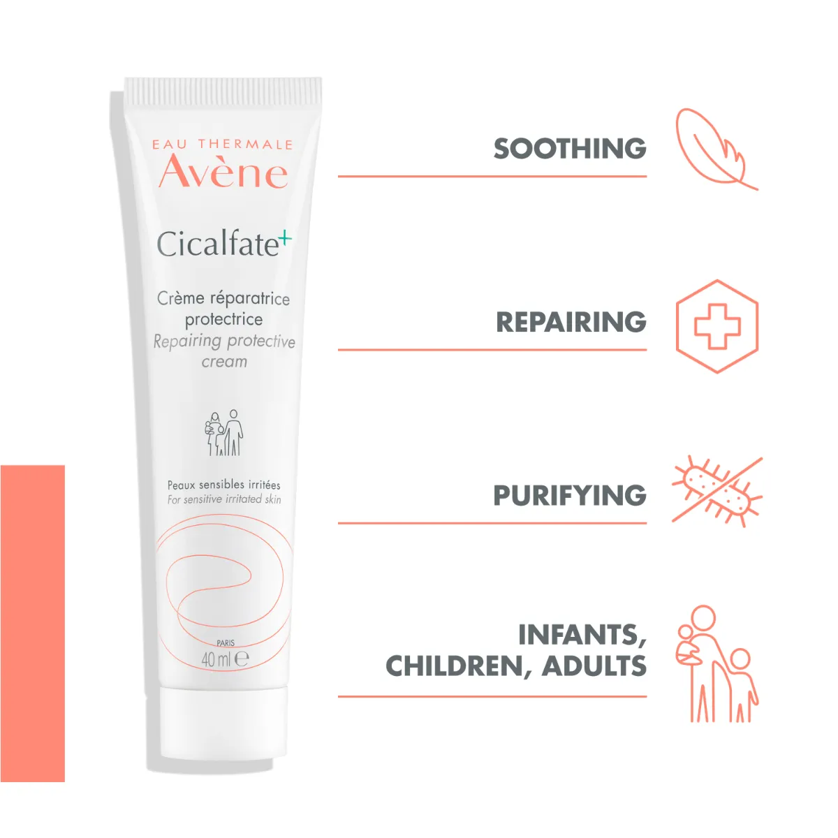AVENE CICALFATE+ KREEM TAASTAV 40ML - Tootepilt 3