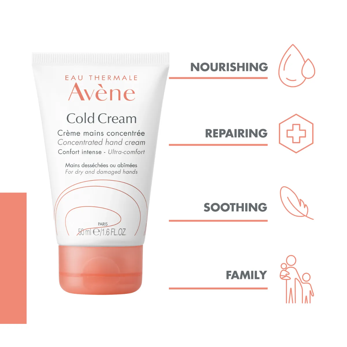 AVENE COLD CREAM KÄTEKREEM KONTSENTREERITUD 50ML - Tootepilt 2