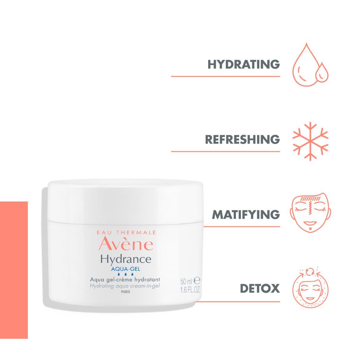 AVENE HYDRANCE AQUA-GEL KREEM-GEEL NIISUTAV 50ML - Tootepilt 2