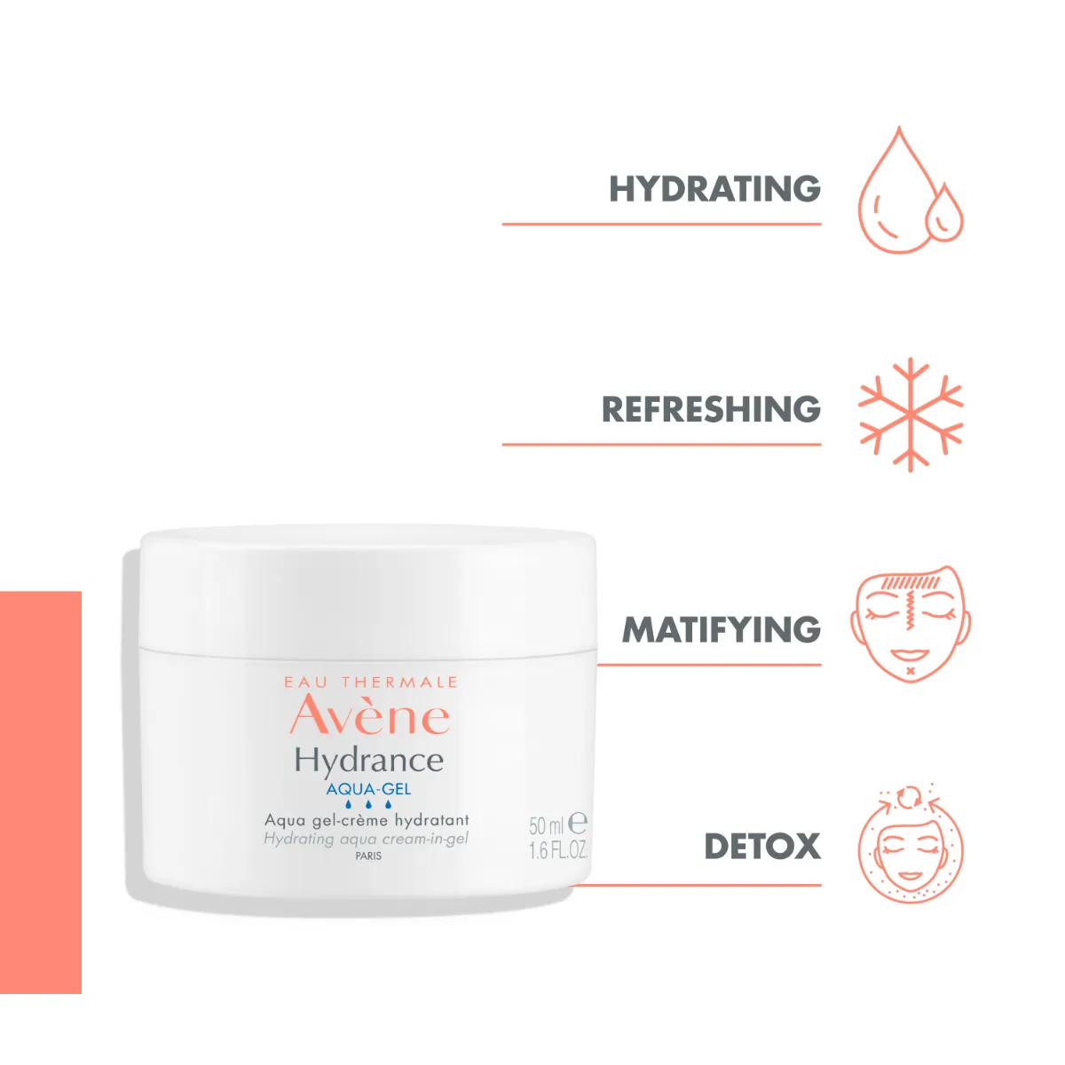 AVENE HYDRANCE AQUA-GEL KREEM-GEEL NIISUTAV 50ML - Tootepilt 3