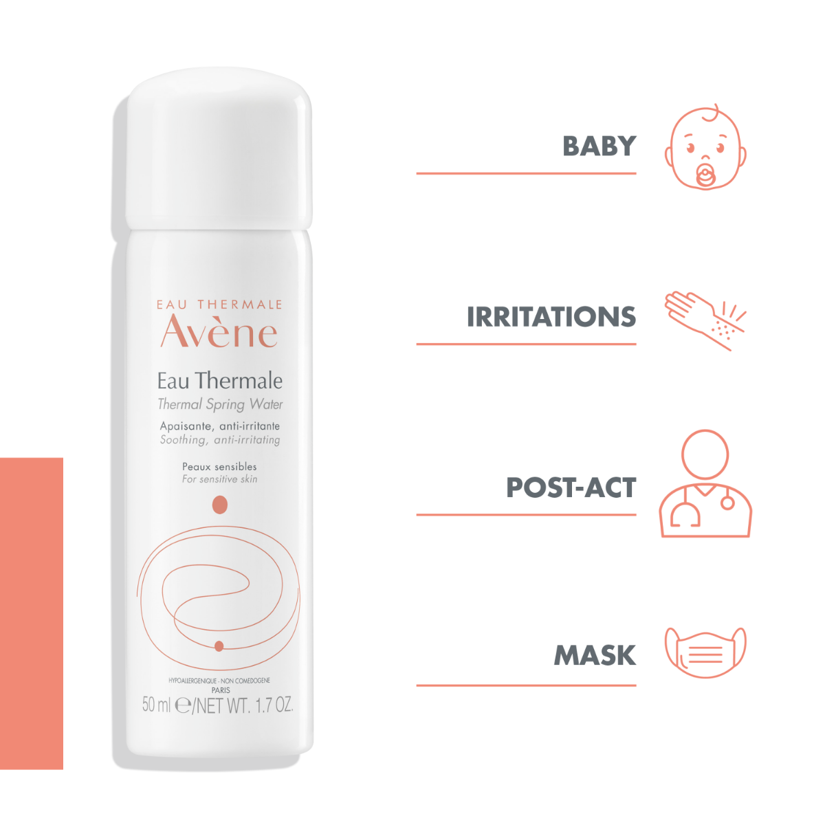 AVENE TERMAALVESI SPREI 50ML