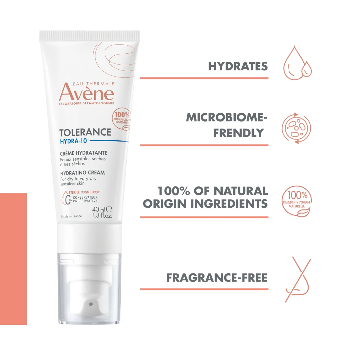 AVENE TOLERANCE HYDRA10 KREEM NIISUTAV 40ML - Tootepilt 2