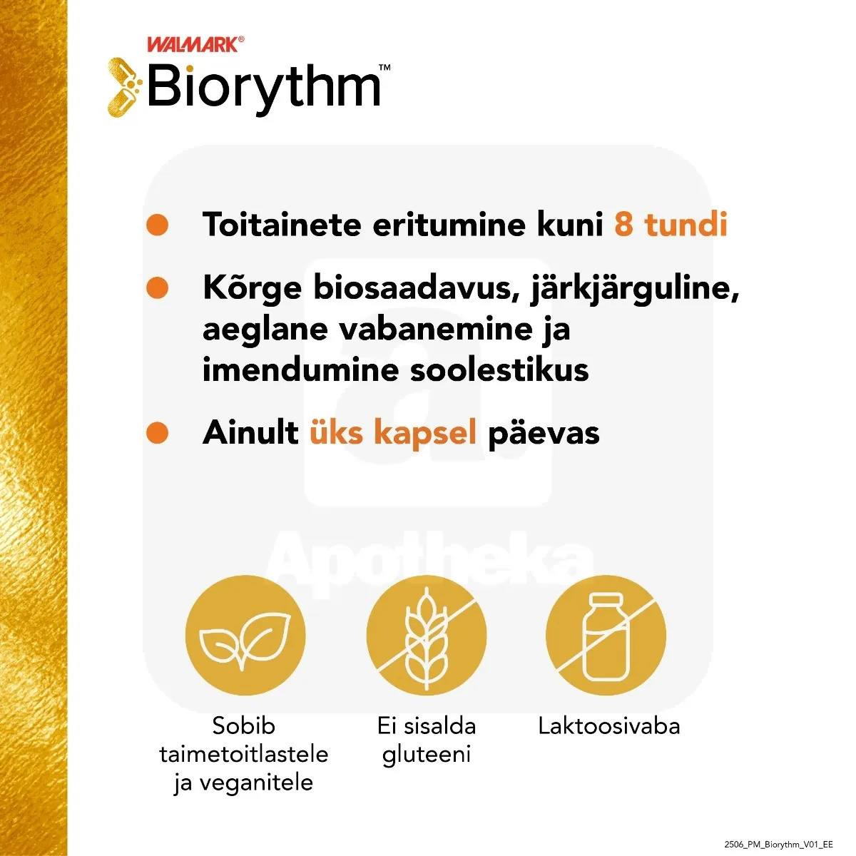 WALMARK BIORYTHM MAGNE B6 KAPSLID N30 - Tootepilt 4