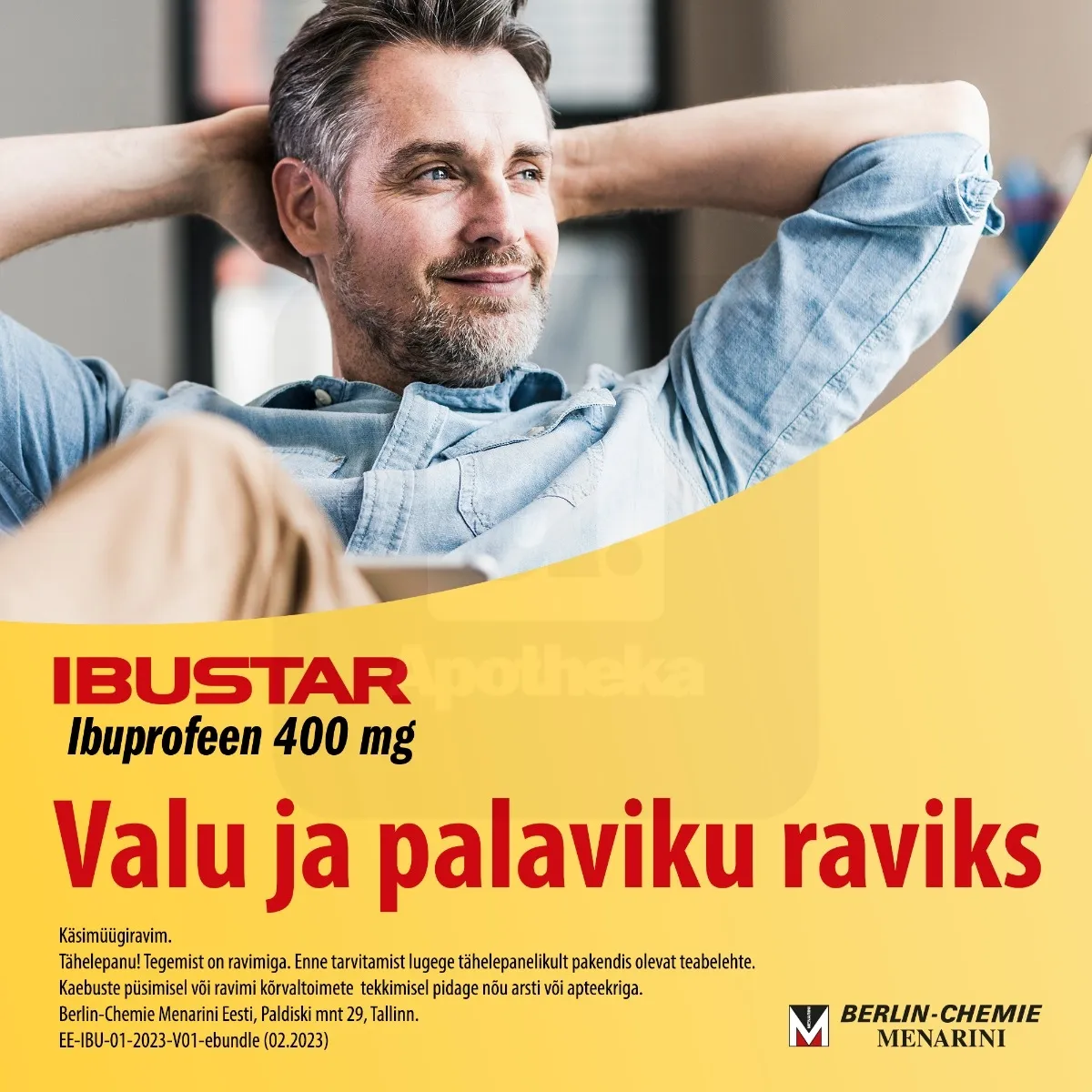 IBUSTAR TBL 400MG N30 - Tootepilt 2