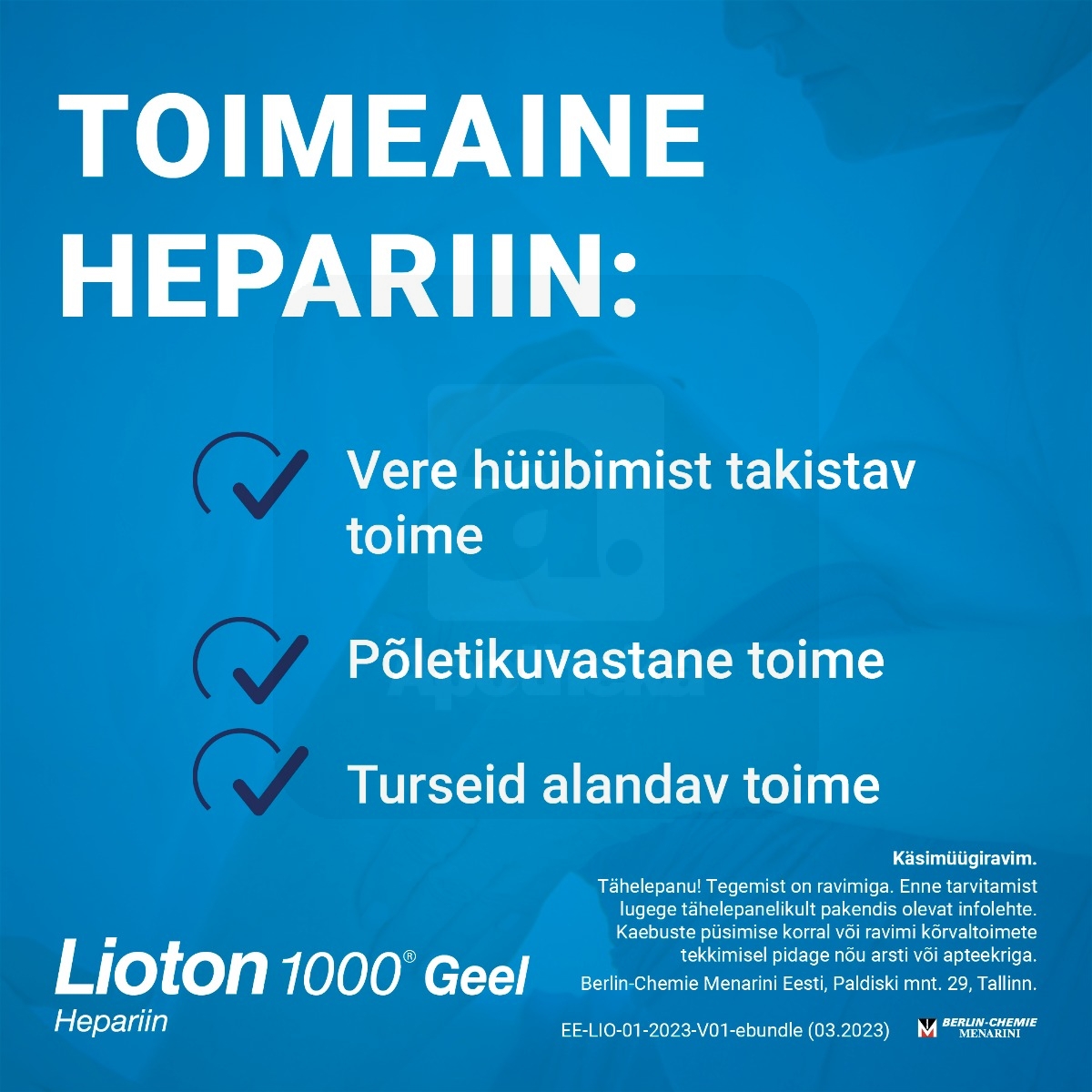LIOTON GEEL 1000RÜ/G 100G - Tootepilt 3