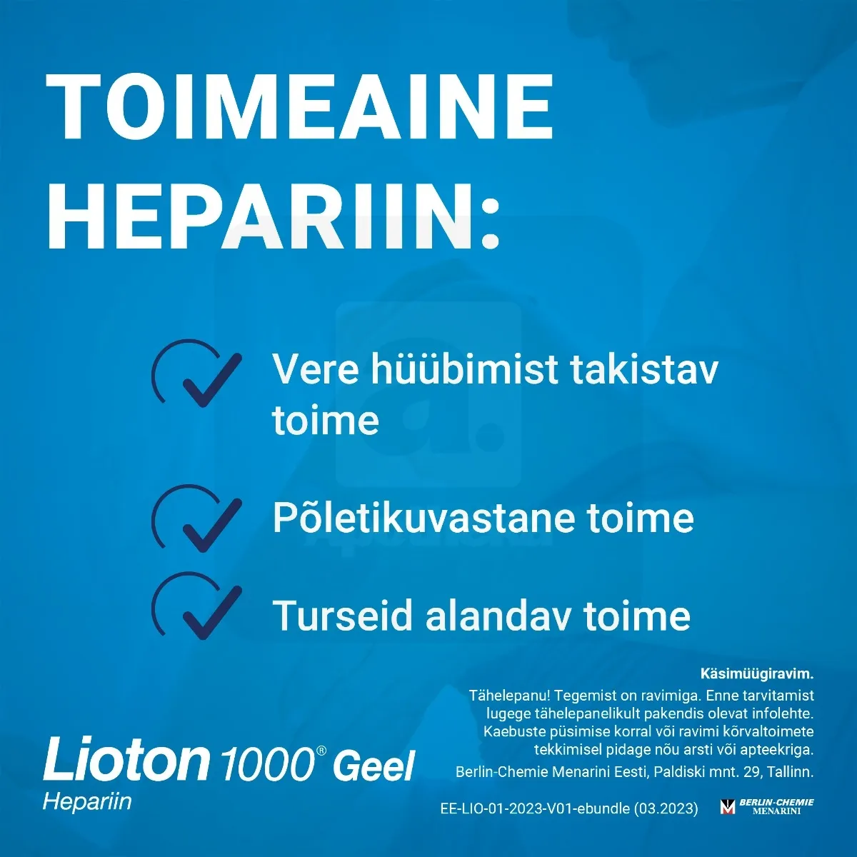 LIOTON GEEL 1000RÜ/G 100G