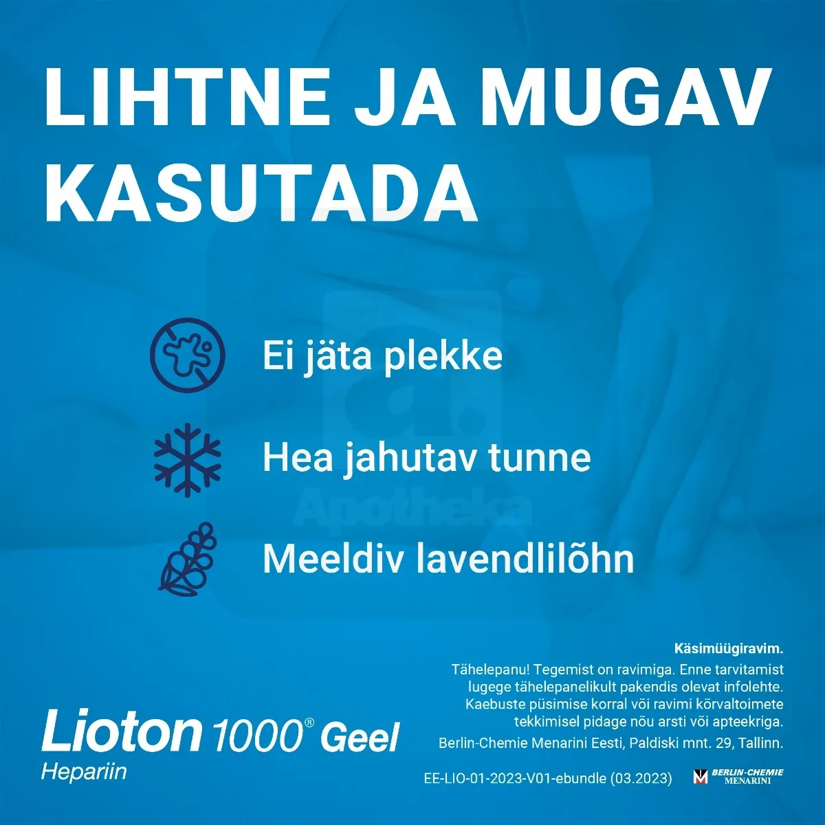 LIOTON GEEL 1000RÜ/G 100G