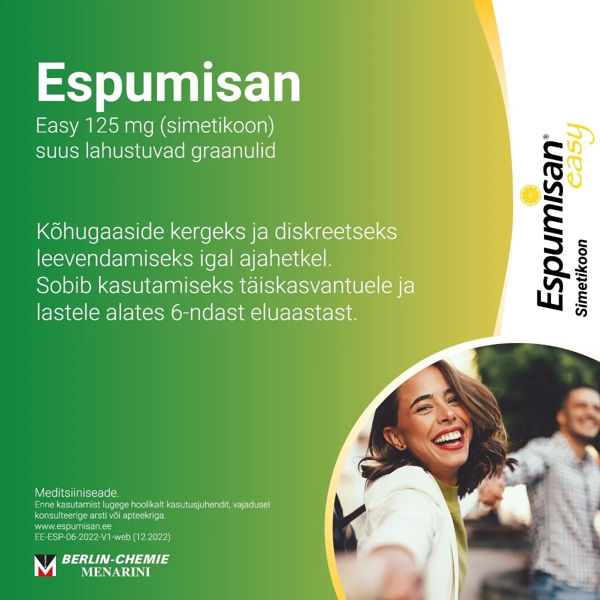 ESPUMISAN EASY SUUS LAH GRAANULID 125MG N14 - Tootepilt 2