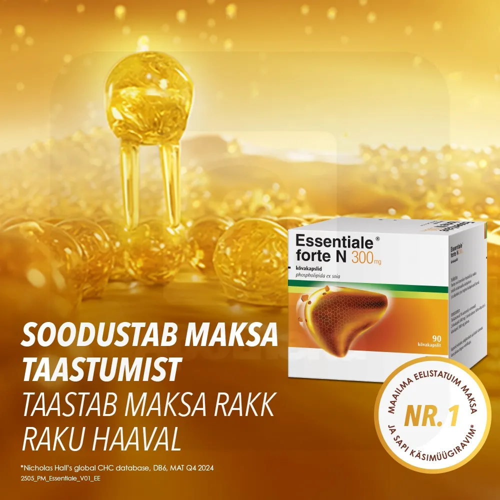 ESSENTIALE FORTE N CAPS 300MG N90 - Tootepilt 4