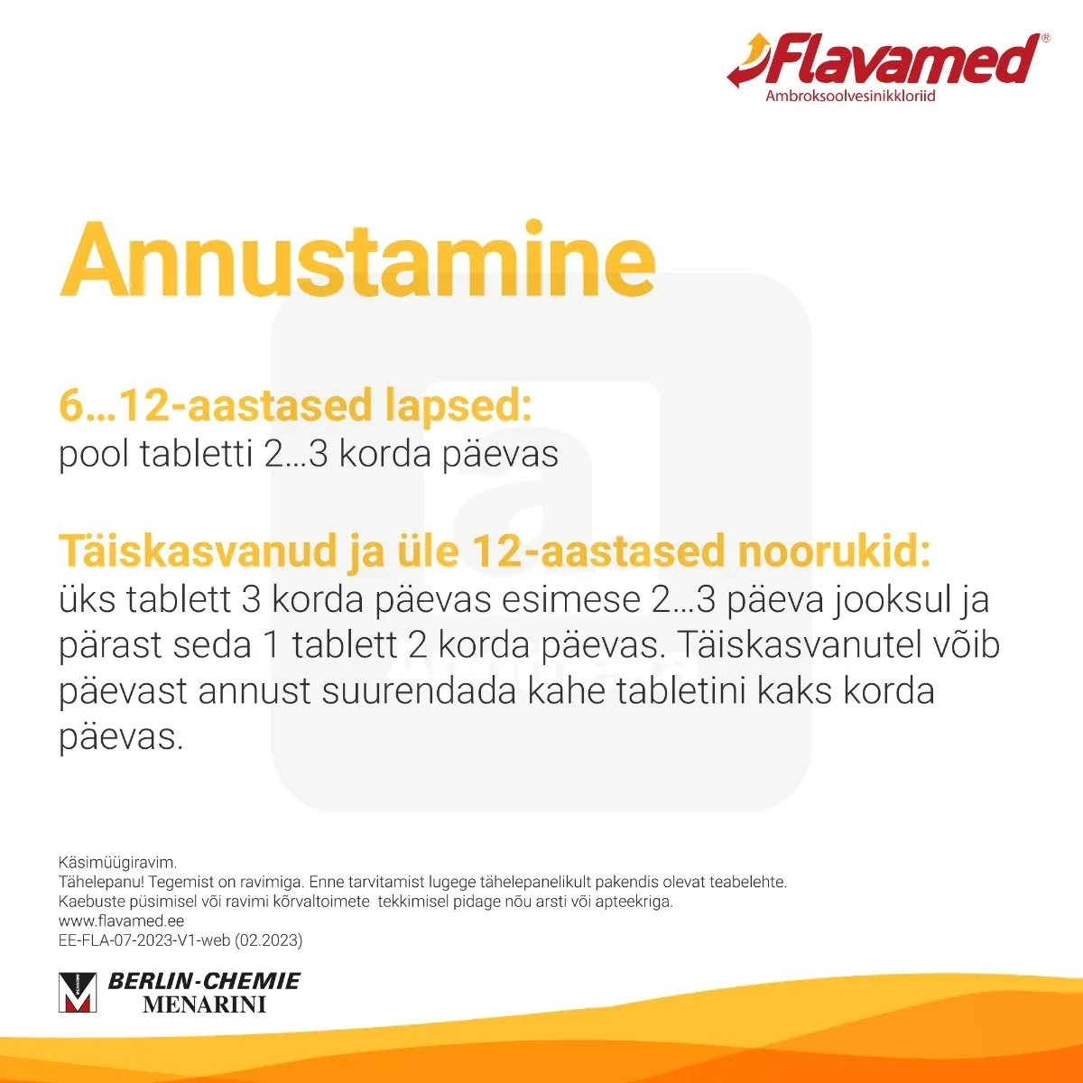 FLAVAMED 30MG TBL 30MG N20 - Tootepilt 4