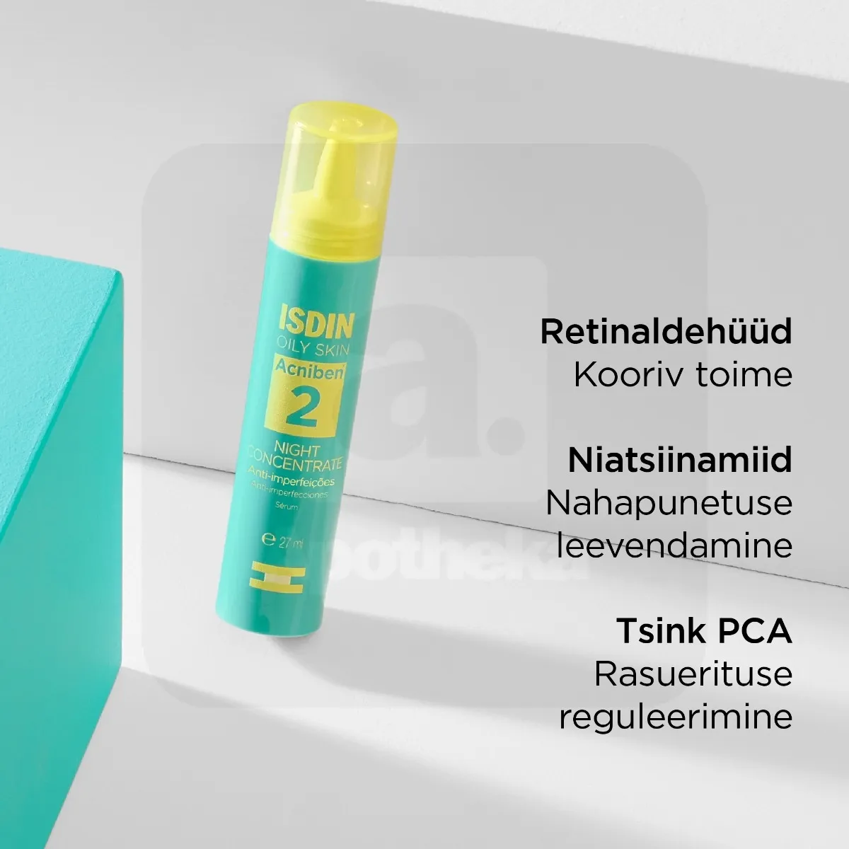 ISDIN ACNIBEN ÖÖSEERUM 27ML - Tootepilt 5