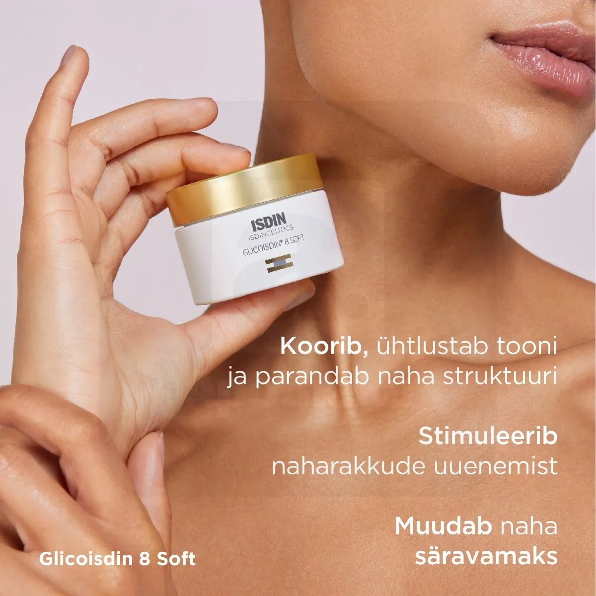 ISDIN GLICOISDIN 8 KOORIV KREEM GLÜKOOLHAPPEGA 50G - Tootepilt 3