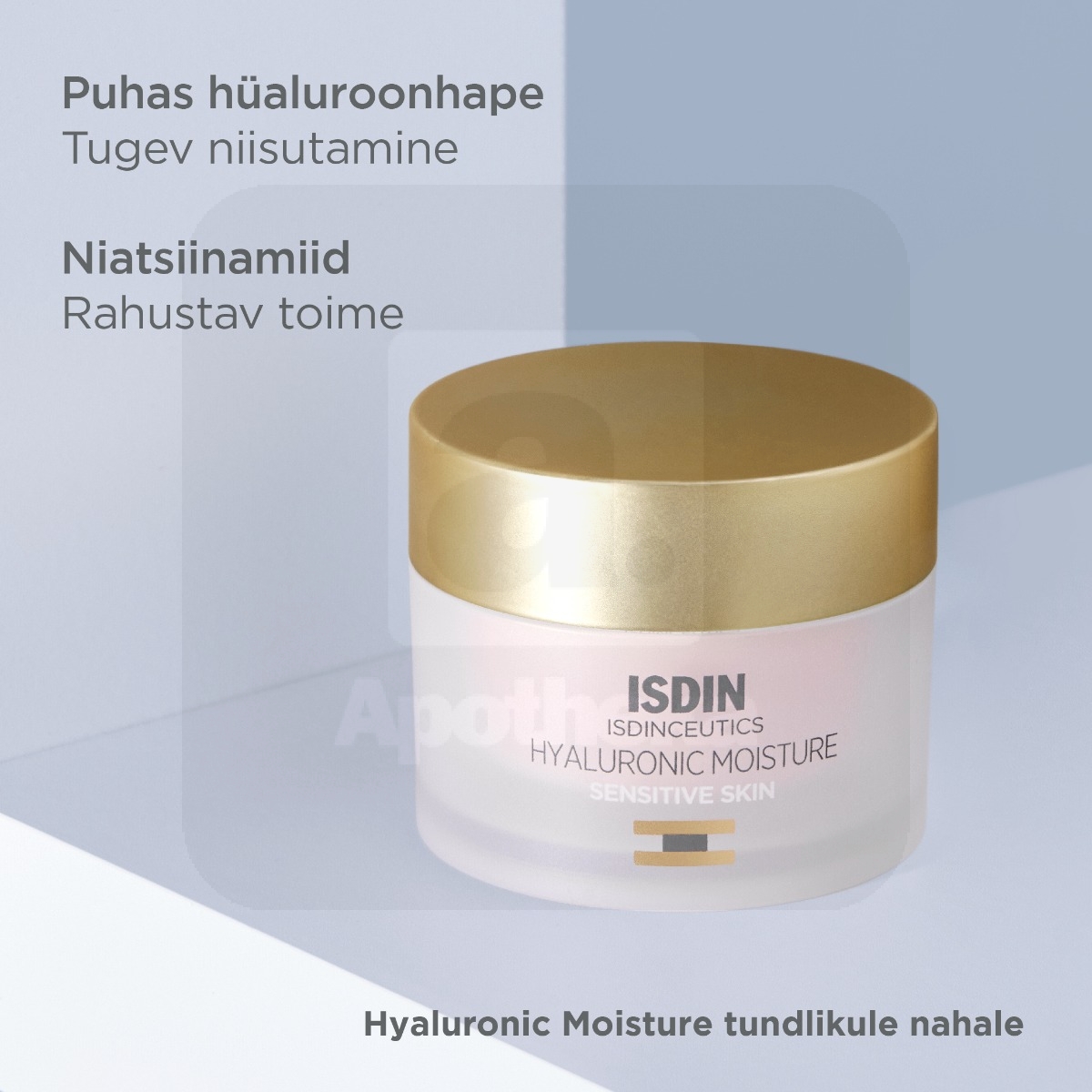 ISDIN NÄOKREEM HÜALUROONHAPPEGA TUNDLIKULE NAHALE 50G - Tootepilt 3