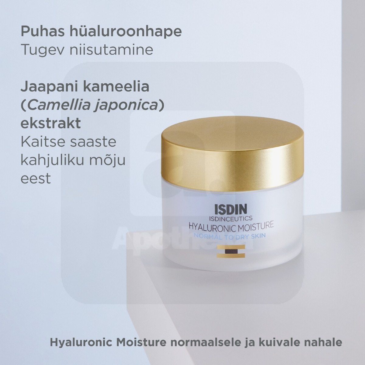 ISDIN NÄOKREEM HÜALUROONHAPPEGA NORMAALSELE JA KUIVALE NAHALE 50G - Tootepilt 4