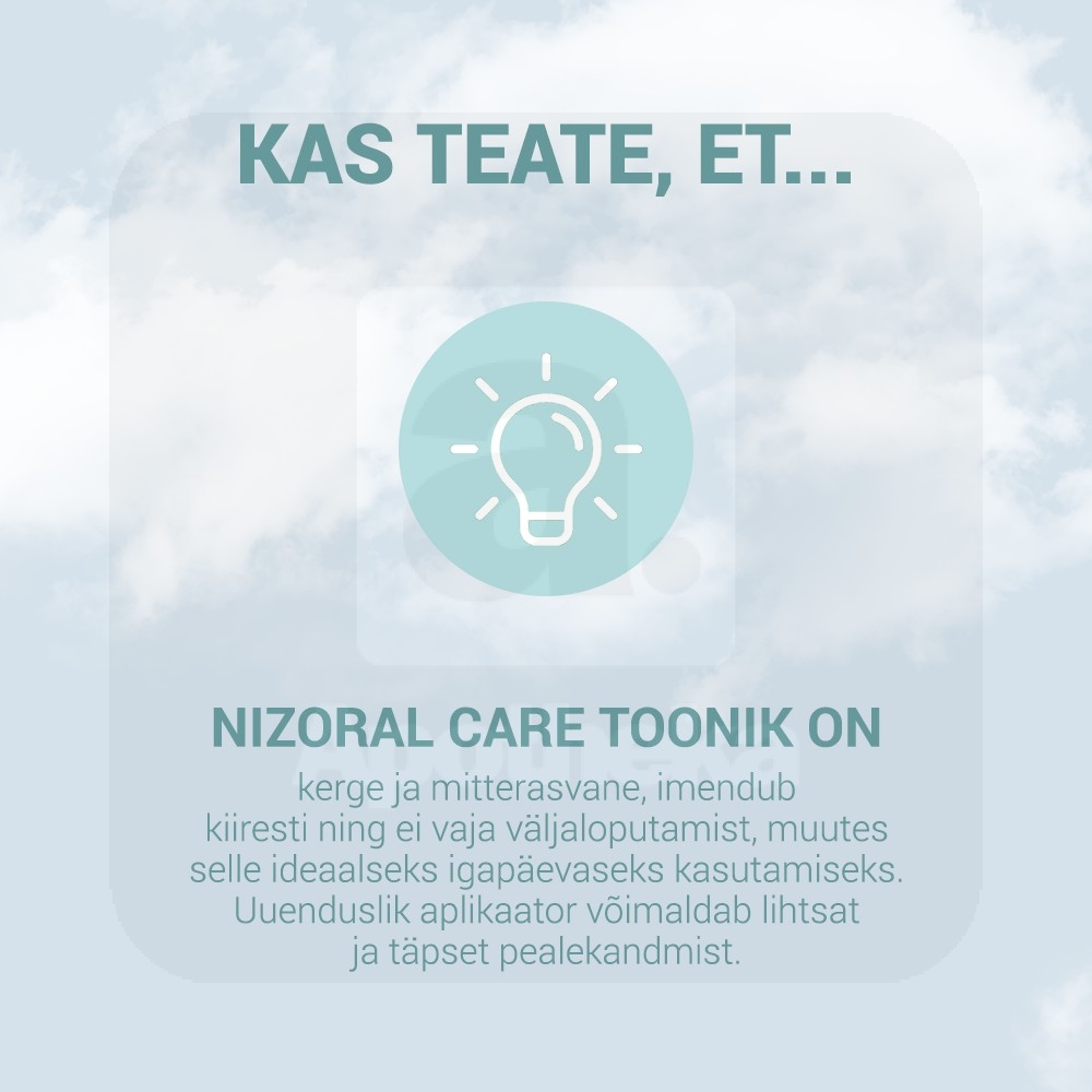 NIZORAL CARE TOONIK PEANAHALE 100ML - Tootepilt 4
