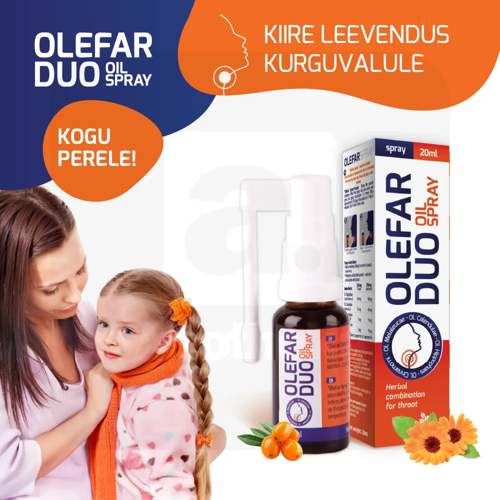 OLEFAR DUO KURGUPIHUSTI 20ML - Tootepilt 2