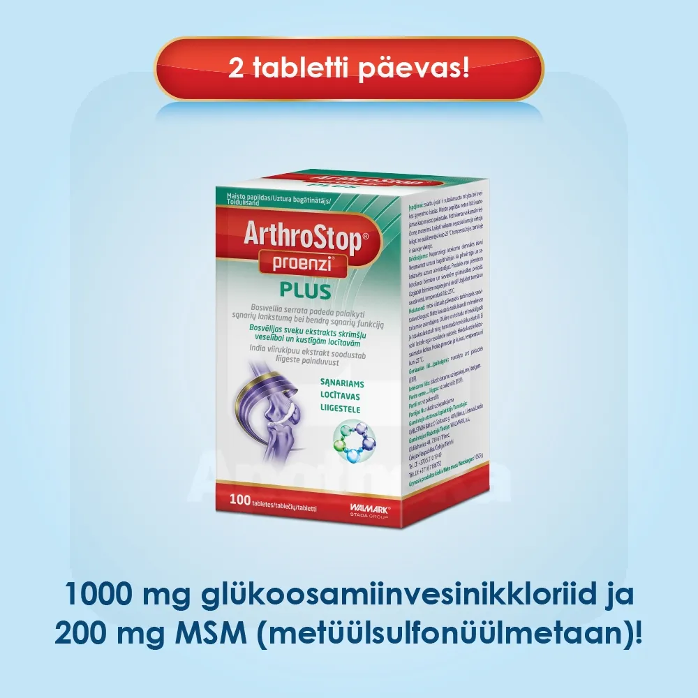 PROENZI ARTHROSTOP PLUS TBL N100 - Tootepilt 2