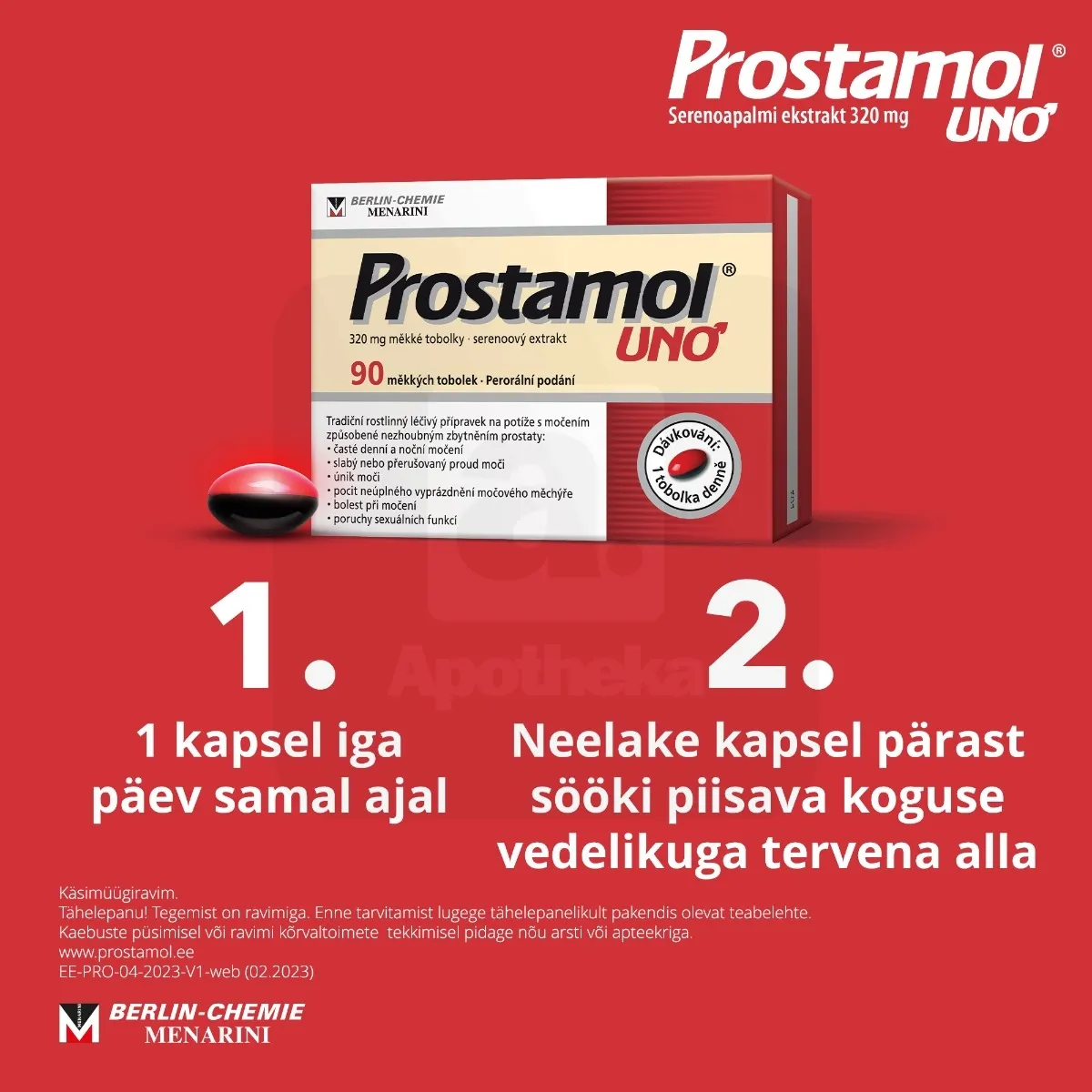 PROSTAMOL UNO PEHMEKAPSEL 320MG N60 - Tootepilt 3