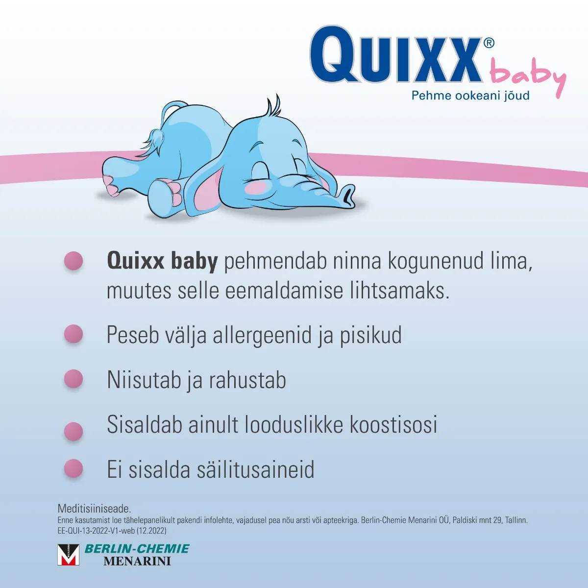 QUIXX BABY NINATILGAD 10ML ISOTOONILINE - Tootepilt 5
