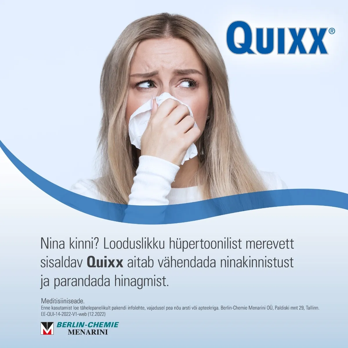 QUIXX NASAL SPRAY 30ML HÜPERTOONILINE - Tootepilt 3