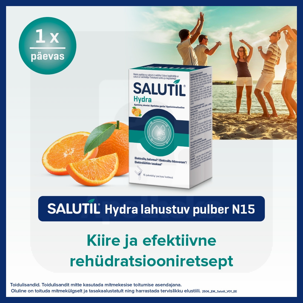 SALUTIL HYDRA LAHUSTUV PULBER APELSINIMAITSELINE N15 - Tootepilt 2