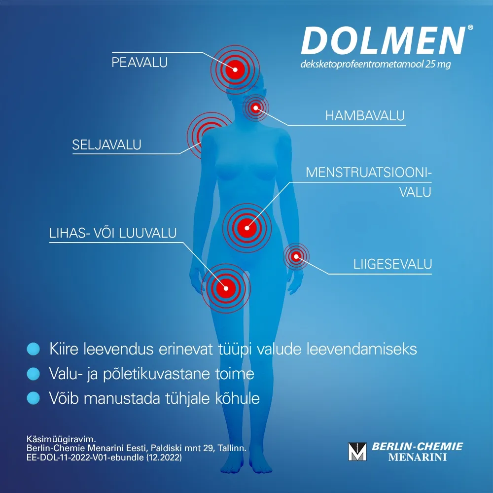 DOLMEN SUUKAUDNE LAHUS KOTIKESES 25MG N10 - Tootepilt 4