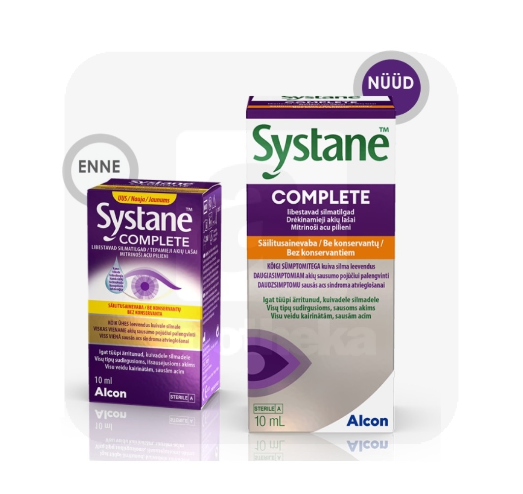 SYSTANE COMPLETE NIISUTAVAD SILMATILGAD SÄILITUSAINETA 10ML - Tootepilt 5