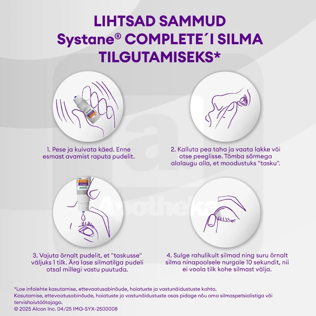 SYSTANE COMPLETE NIISUTAVAD SILMATILGAD SÄILITUSAINETA 10ML - Tootepilt 7