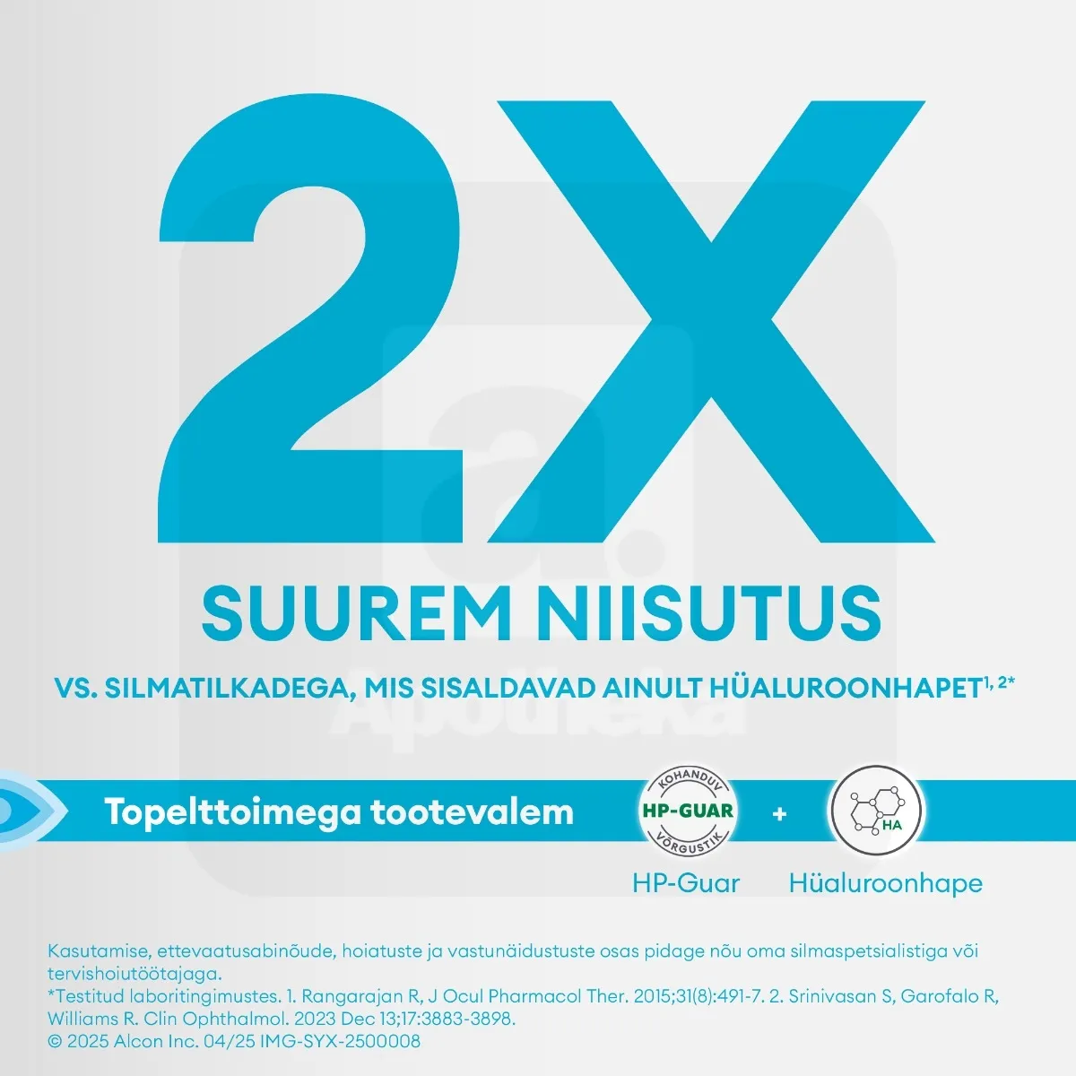 SYSTANE HYDRATION NIISUTAVAD SILMATILGAD SÄILITUSAINETA 10ML - Tootepilt 4