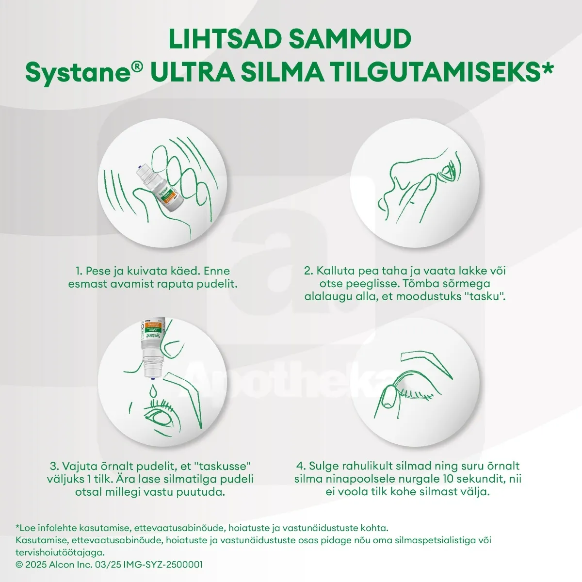 SYSTANE ULTRA SÄILITUSAINETA NIISUTAVAD SILMATILGAD 10ML - Tootepilt 6