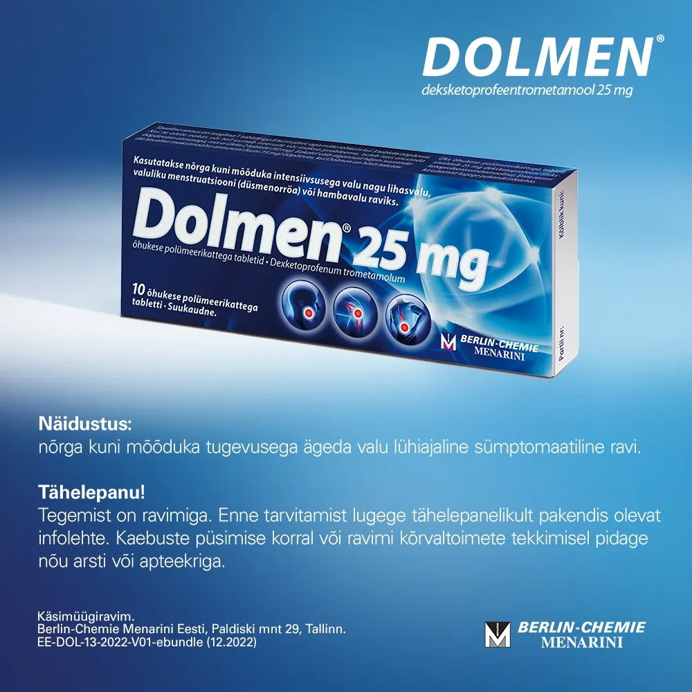 DOLMEN TBL 25MG N10 - Tootepilt 5