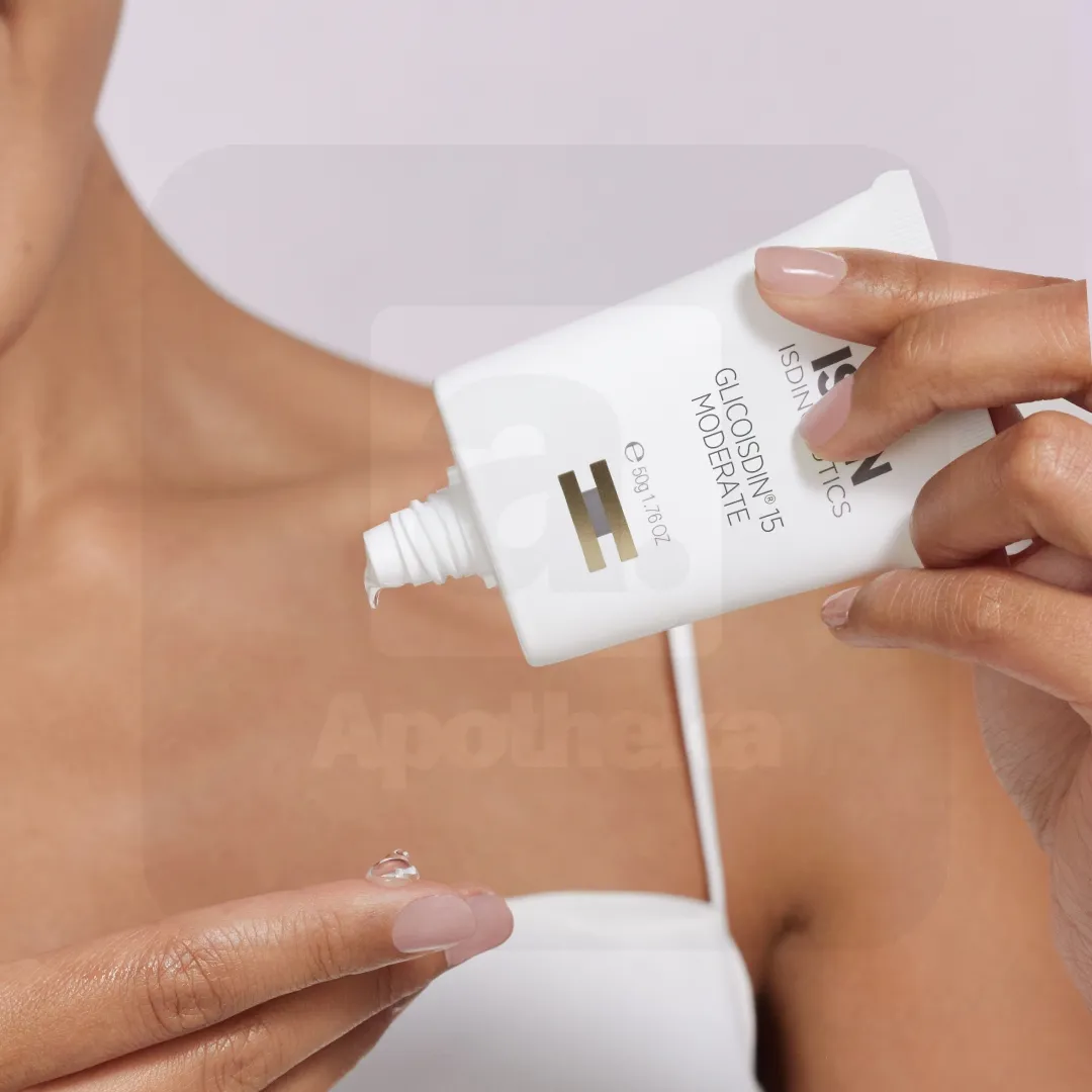 ISDIN GLICOISDIN 15 KOORIV GEEL GLÜKOOLHAPPEGA 50G - Tootepilt 2