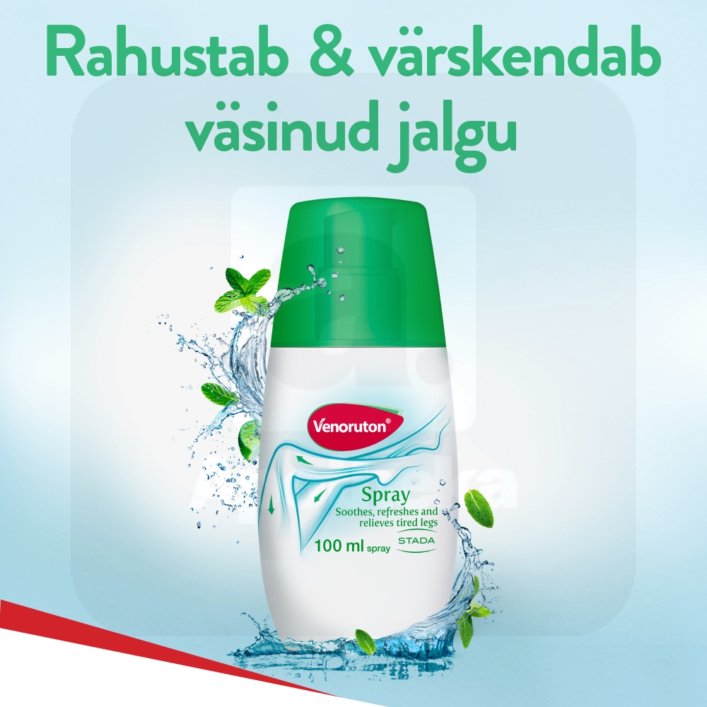 VENORUTON SPREI VÄSINUD JALGADELE 100ML - Tootepilt 2