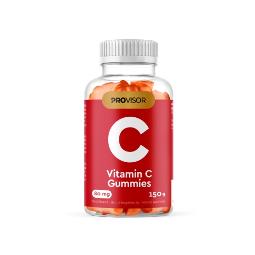 Product image of PROVISOR VITAMIIN C KUMMIKOMMID 80MG N60