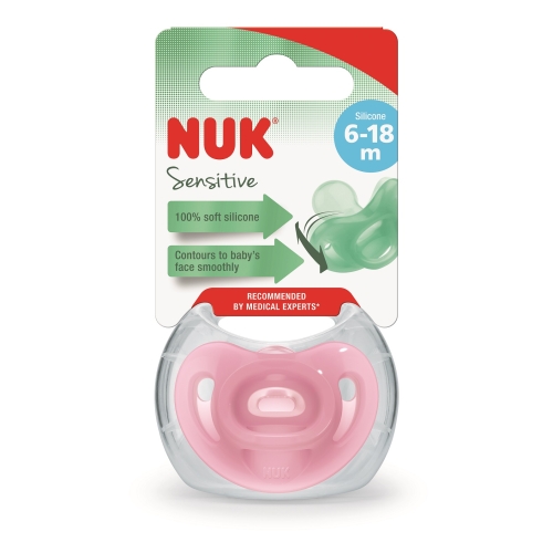 Product image of NUK RÕNGASLUTT SENSITIVE 6-18 KUUD SIL N1