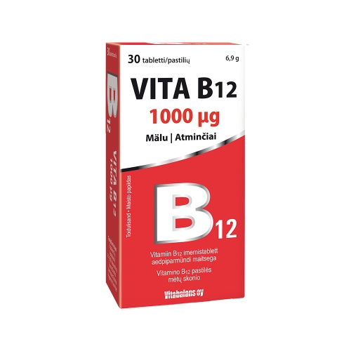 Product image of VITA B12 IMEMISTBL 1000MCG N30