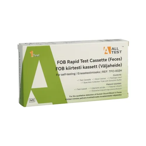 Product image of ALLTEST KIIRTEST PEITVERE TUVASTAMISEKS VÄLJAHEITEST (FOB) N1