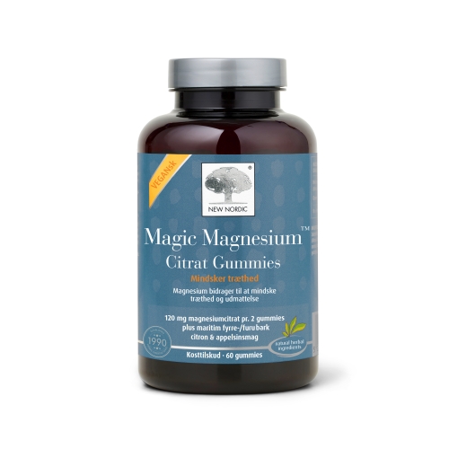 NEW NORDIC MAGIC MAGNESIUM CITRAT GUMMIES N60 - Tootepilt 