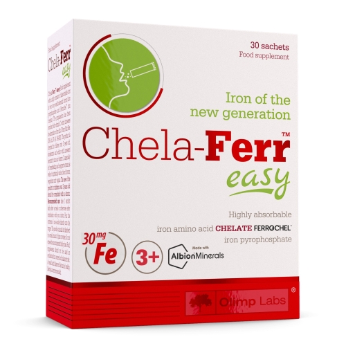Product image of OLIMPLABS CHELA-FERR EASY SUUS SULAV PULBER 30MG N30
