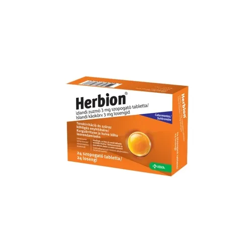 HERBION ISLANDI KÄOKÕRV LOSENG 3MG N24 - Tootepilt 