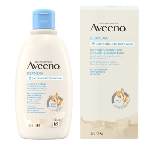 AVEENO DERMEXA DUSHIGEEL 300ML - Tootepilt 