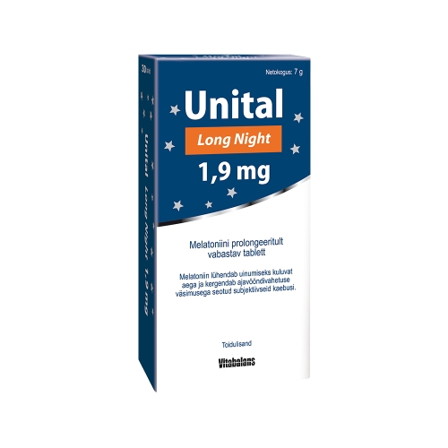 Product image of UNITAL LONG NIGHT PROLONG TBL 1,9MG N30