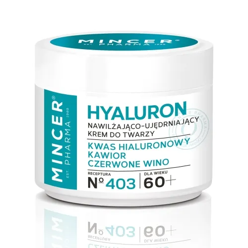 MINCER PHARMA NÄOKREEM HÜALUROONHAPPEGA 60+ 50ML - Tootepilt 