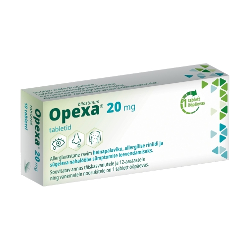 Product image of OPEXA TBL 20MG N10