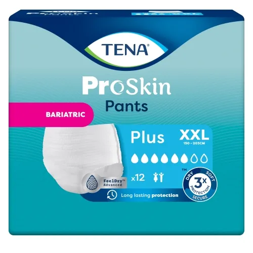 TENA PANTS BARIATRIC PLUS XXL N12