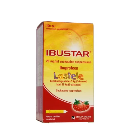 Product image of IBUSTAR SUUKAUDNE SUSP 100MG/5ML 100ML