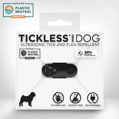 TICKLESS PUUGIPELETAJA MINI DOG MUST (USB)