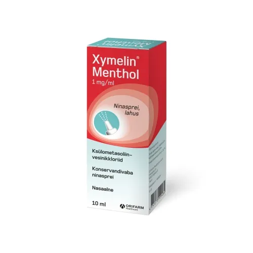 XYMELIN MENTHOL NINASPREI,LAHUS 1MG/ML 10ML N1