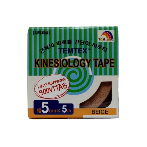 Product image of TEMTEX KINESIOLOOGILINE TEIP 5CMX5M BEEZH N1