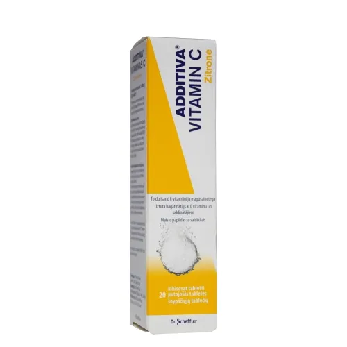 Product image of ADDITIVA VITAMIIN C ZITRONE KIHISEV TBL 1000MG N20